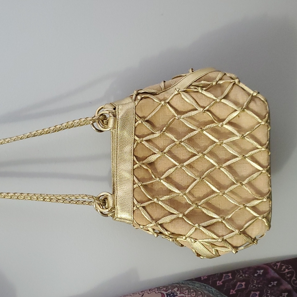 Vintage Tianni Gold Handbag